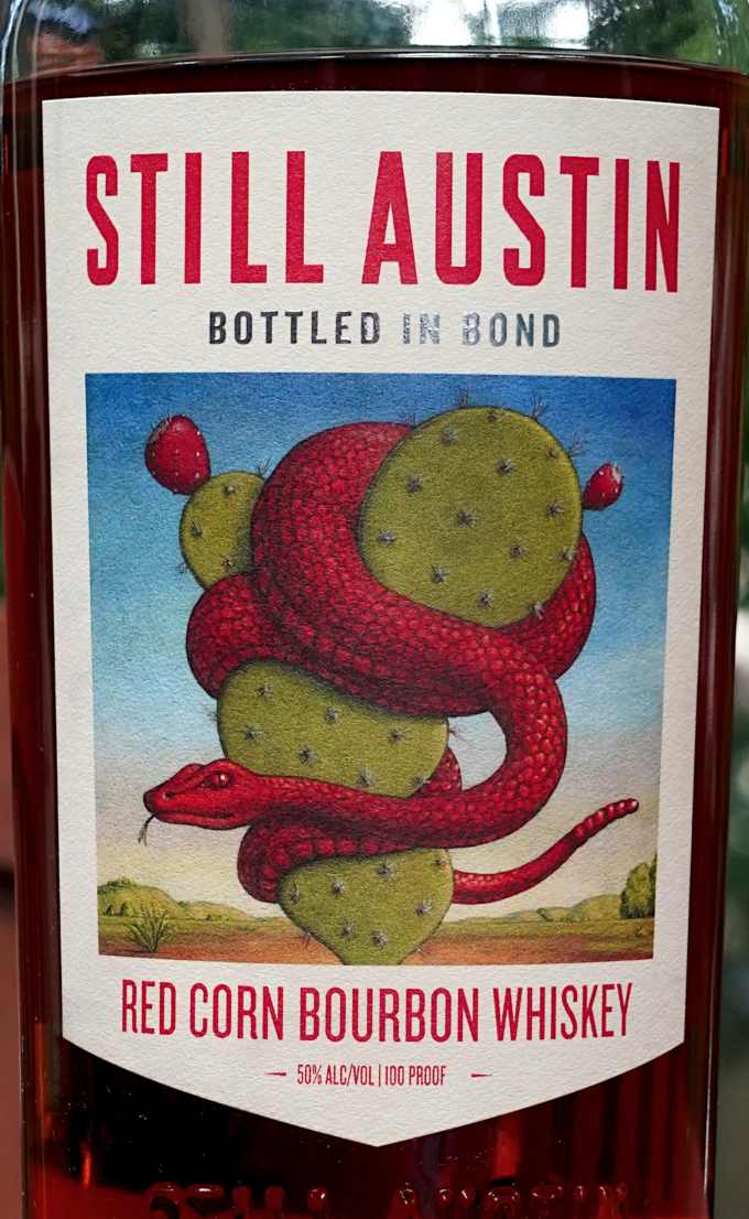 Still Austin Bottled in Bond Red Corn Bourbon front