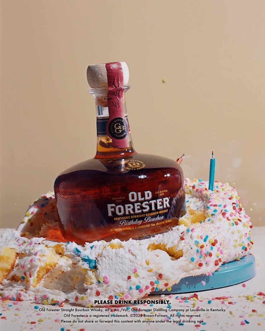 Old Forester Birthday Bourbon cake