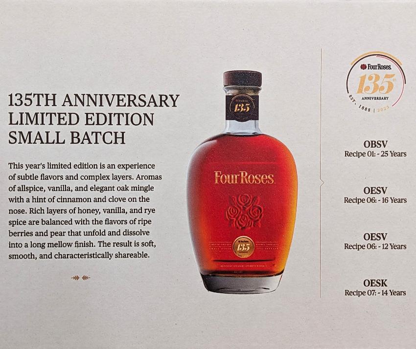 Four Roses Small Batch Limited Edition 2023 box