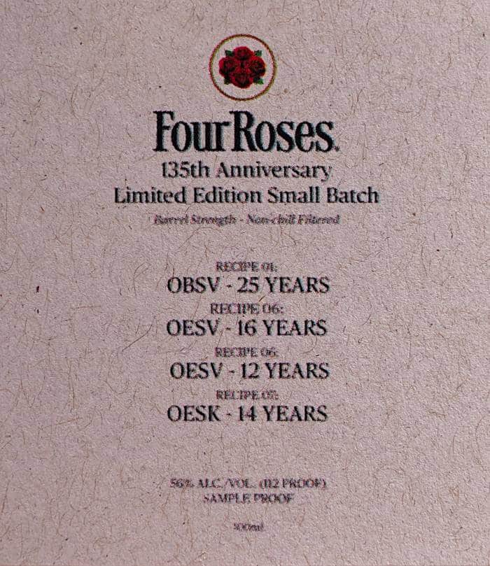 Four Roses Small Batch Limited Edition 2023 box