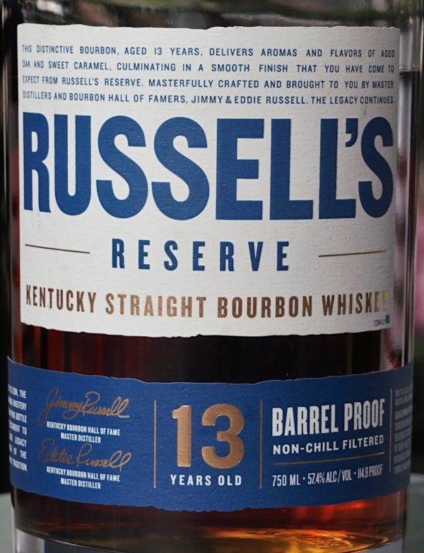 Russell's Reserve 13 Year LL-KE front