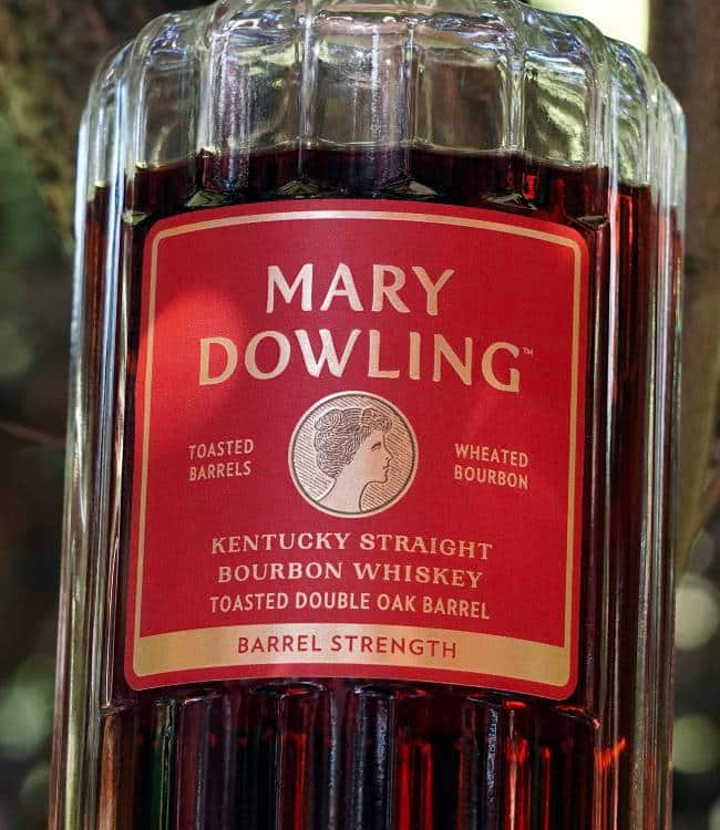 Mary Dowling Double Oak Barrel Strength Bourbon front