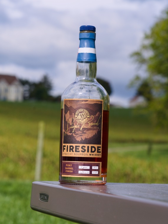 Fireside port barrel finish bourbon header