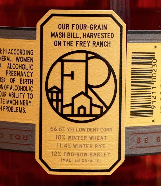 Frey Ranch Bourbon side 2