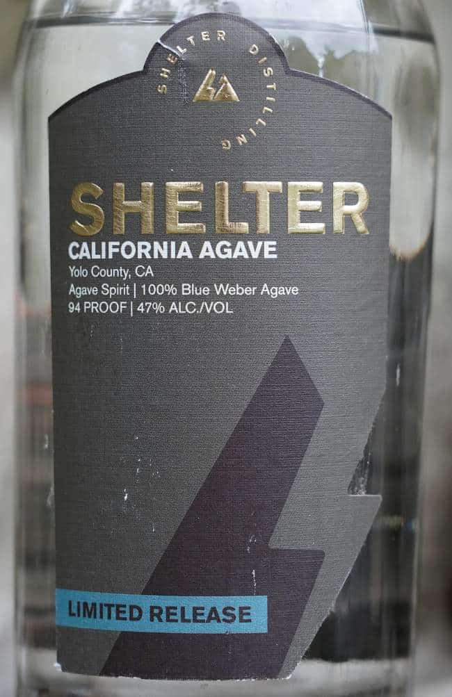 Shelter Distilling California Agave Yolo front