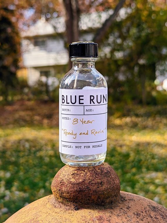 blue run 8 year single barrel ready and rarin header