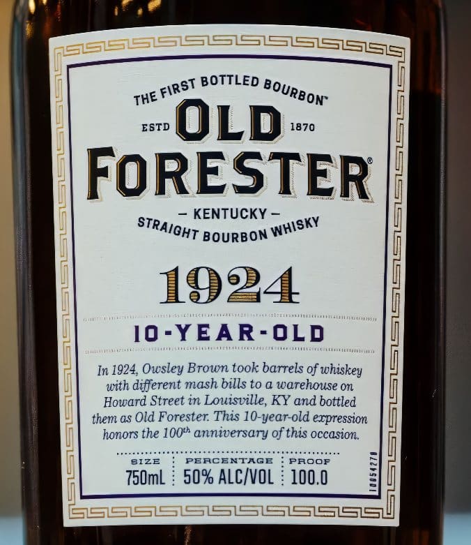 Old forester 1924 front