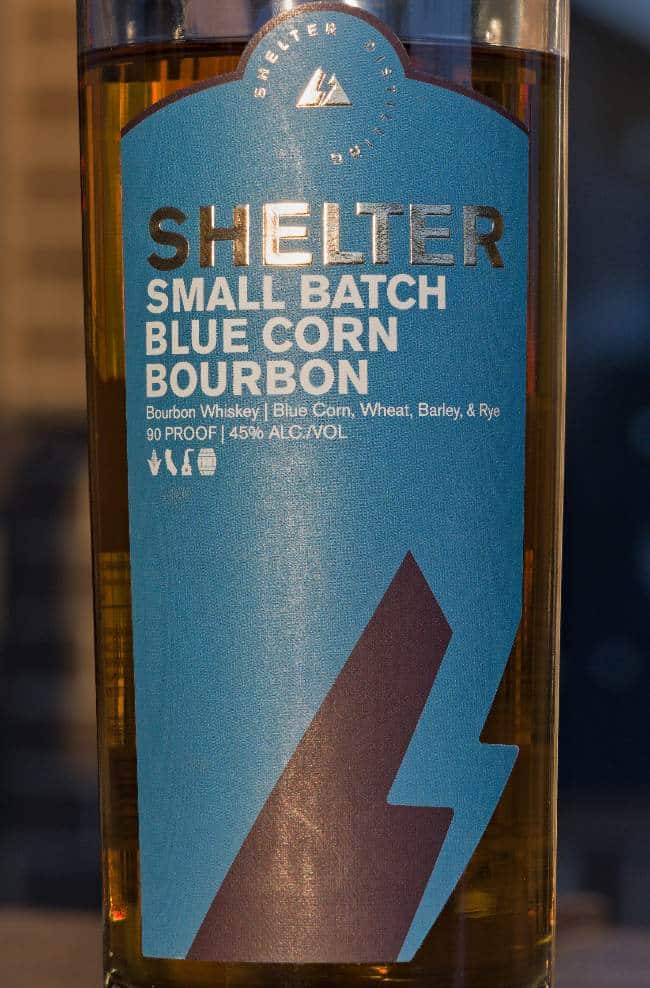 shelter small batch bourbon front