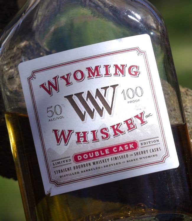wyoming whiskey double cask front