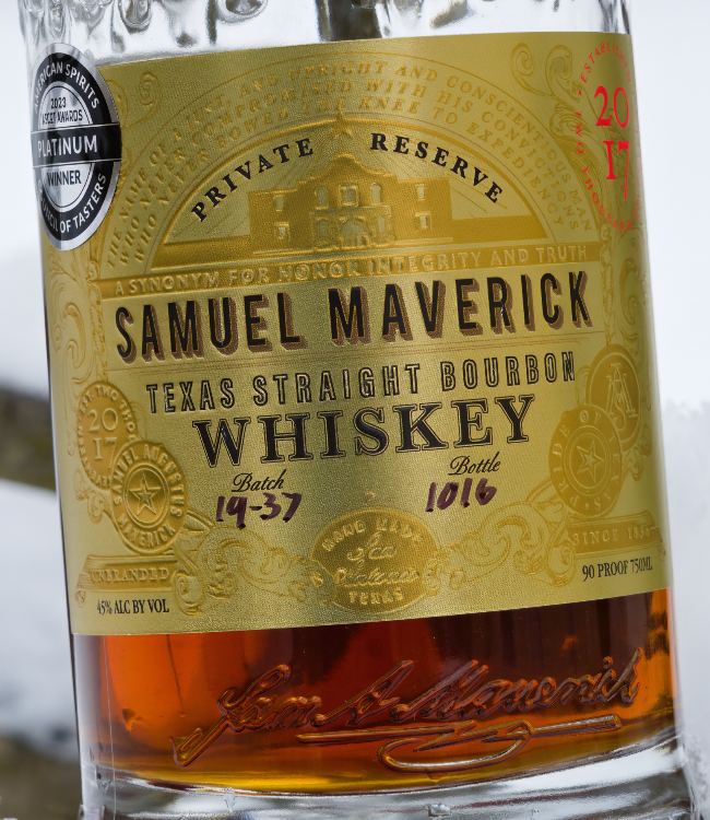 Samuel Maverick Private Reserve Bourbon front