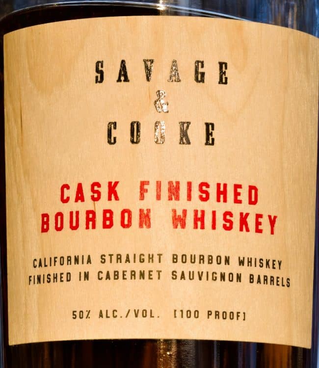 savage and cooke cask finished bourbon FRONT
