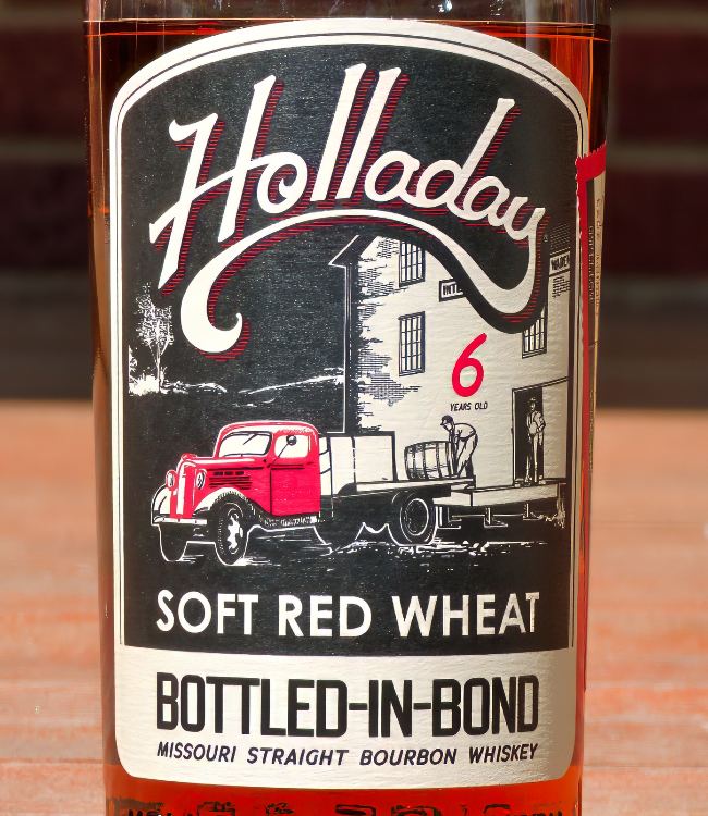holladay bottled in bond wheated bourbon front