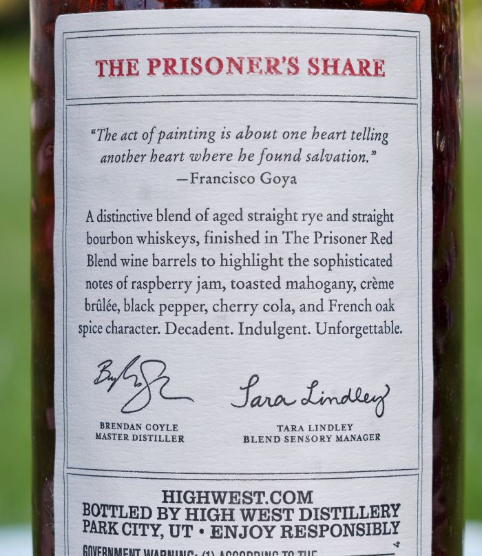 High west the prisoner back