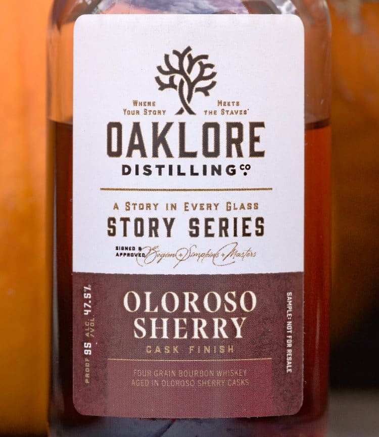 oaklore oloroso sherry cask bourbon front